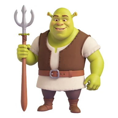 zesty looking Shrek sticker