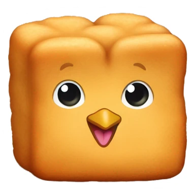  cute chicken nugget sticker