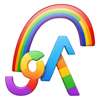 Alphabet sticker