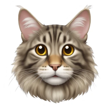 tabby mainecoon sticker