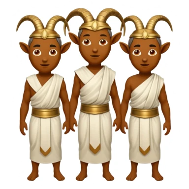 goat headed people sticker