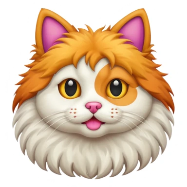 cat and dog one body sticker