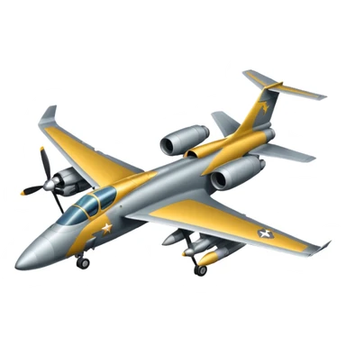 Avion militar sticker