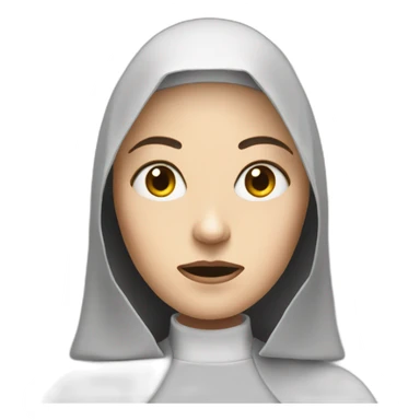 The-horror-nun sticker