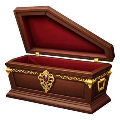 vampire coffin  sticker