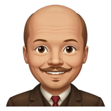 Vladimir Lenin happy sticker