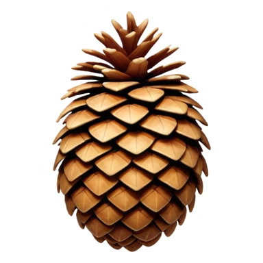 Spruce pine cone sticker