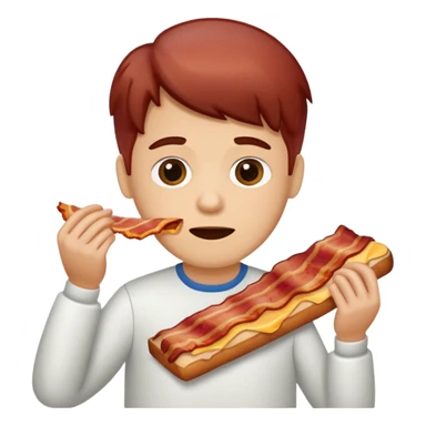 Schlumpf der Speck isst sticker