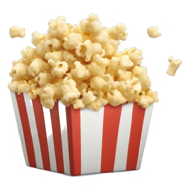 popcorn in a box sticker