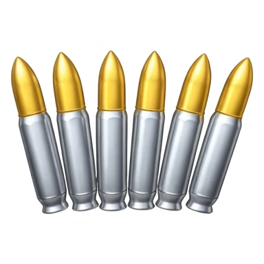 five bullets an the fith one of another color sticker