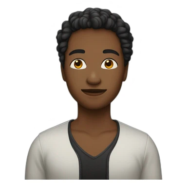 Una cinta negra en una cruz sticker