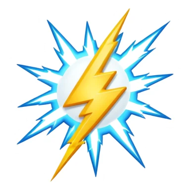 lightning bolt sticker
