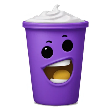 Grimace shake sticker