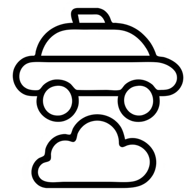 Djinn flying taxi sticker