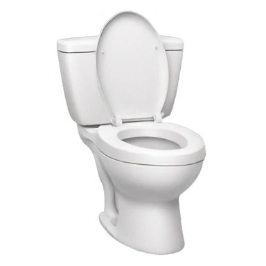 skibidi toilet with flower in his mouth sticker