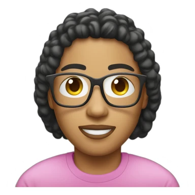 My mimoji with apple vision pro sticker