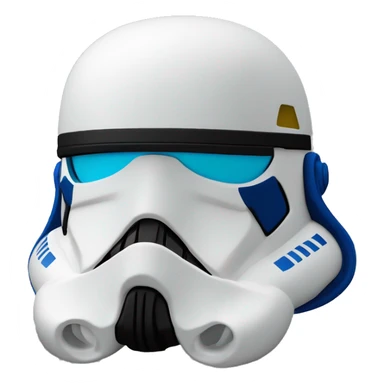 Darktrooper pearl-blue Card stock Papercraft fr-s racecar sticker