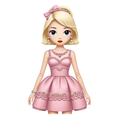 miu miu couture dress sticker