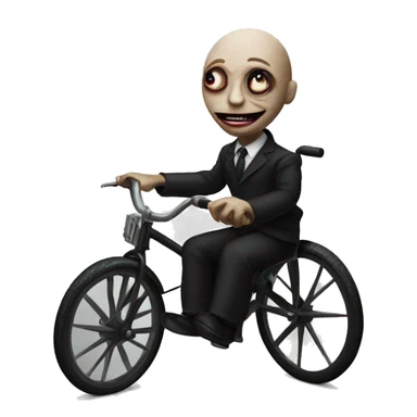 Puppet from Saw movie on a tricycle sticker