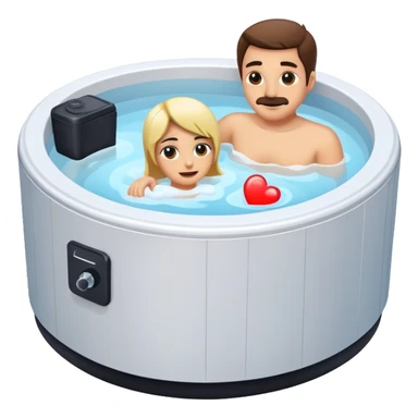 una bañera de hidromasaje sticker