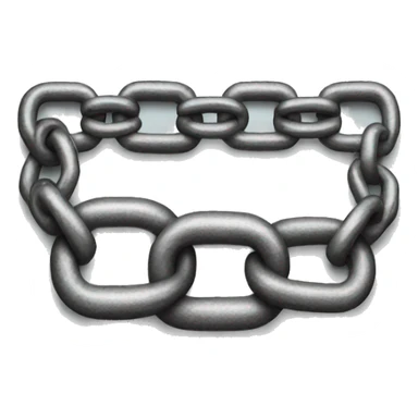 chain with a missing link sticker