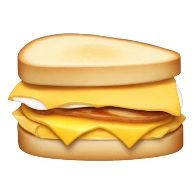 egg and cheese Breakfast sandwich  sticker