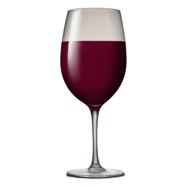 Wine-colored number “7” sticker