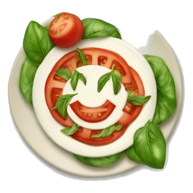 caprese plate sticker
