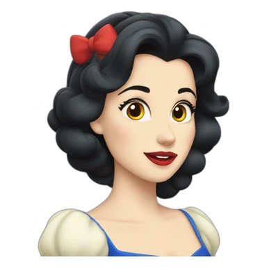 Blanche neige  sticker