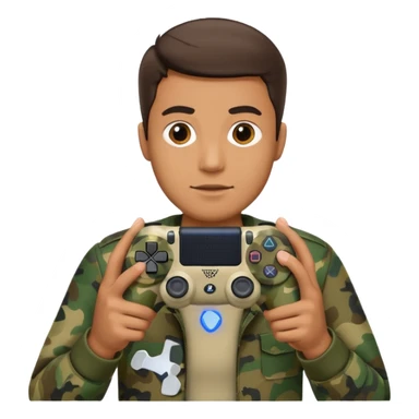 homme-avec-manette-ps4-camouflage sticker