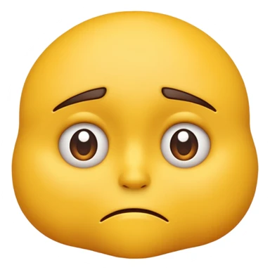 Disappointed like a regular emoji  sticker