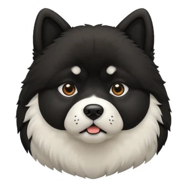 black akita sticker