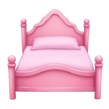 Pink princess bed sticker