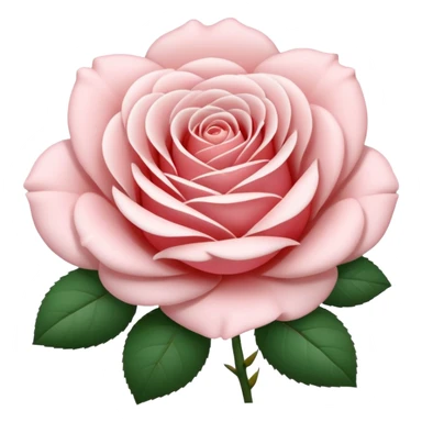 rose shape flower, no stem, now make it a white sticker