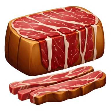 A Seven of meat sticker
