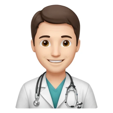 Male doctor  sticker