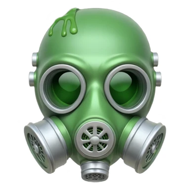 make my emoji for a twitch chat channel the streamer is me toxic shots incorporate the toxic in the emoji  inlucde a gas mask sticker