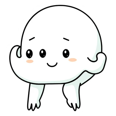 Shaking my head sticker