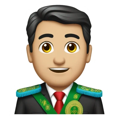 Saparmurat Niyazov president Turkmenistan sticker