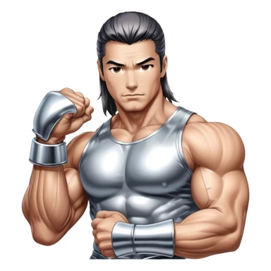 sorayama hand biceps sticker