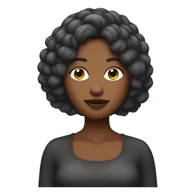 Mujer tes trigueña con cabello oscuro con tijera de peluquera en la mano  sticker