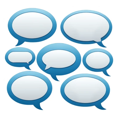 speech bubbles sticker