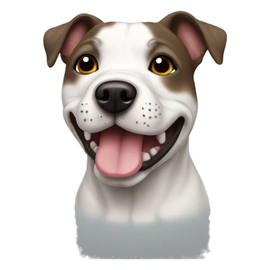Small staffy dog sticker
