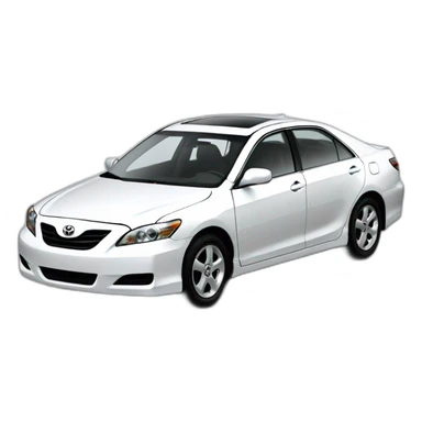 Super-white-2007-Toyota-Camry-Honda-Accord sticker