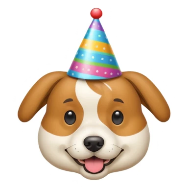 Dog celebrating  sticker