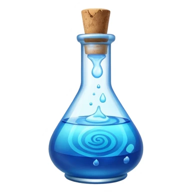 blue health potion sticker