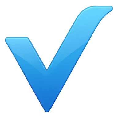 I want 🔵 blue tick like after id name of celebrities sticker
