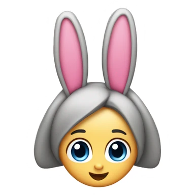 playboy rabbit mascot headband ears  sticker