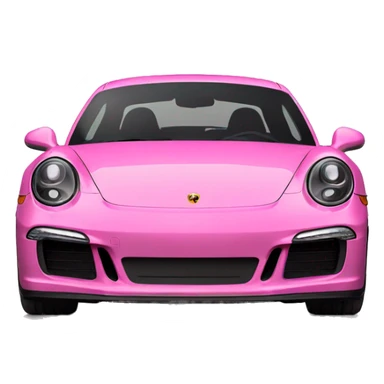 pink porche 911 gts sticker