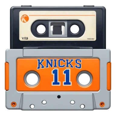 Knicks Basketball VHS sticker